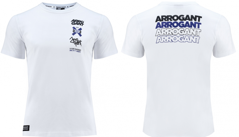 TEE ARROGANT PROJECT X WHITE VIOLET BIRTHDAY LIMITED EDITION